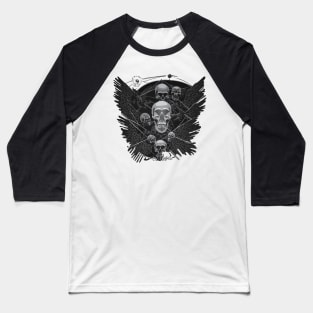 Gothic Skull Baseball T-Shirt